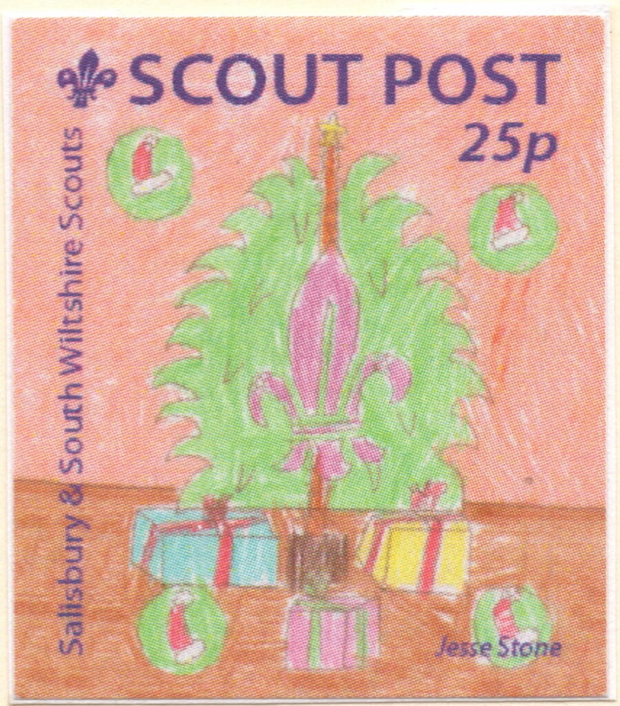 Tree with Scout Emblem
